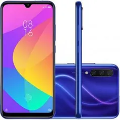 Xiaomi MI A3 128GB 4GB RAM Versão Global Desbloqueado Azul Android 9.0, Câmera Tripla 48MP + 8MP + 2MP, Tela 6,08"