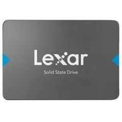 SSD Lexar NQ100 SATAIII, 240GB, Sata, leituras: 550Mb/s e Gravações: 445Mb/s | R$ 219