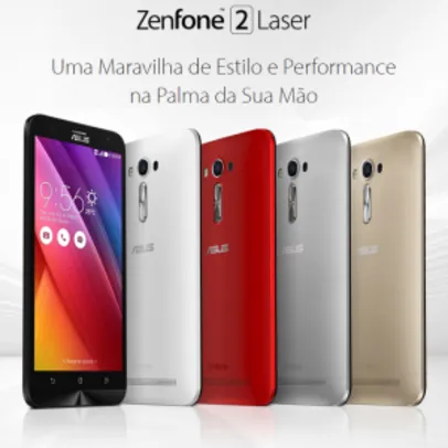 [Kabum] Smartphone Asus Zenfone 2 Laser 5.5" 16GB, 2GB RAM, Câmera 13MP 4G + película - R$850