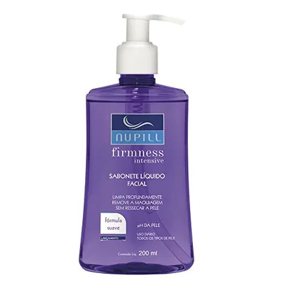 Sabonete Liquido Facial Nupill Firmness 200ml, Roxo - Limpa a pele e remove a maquiagem