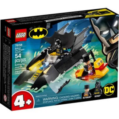 LEGO DC Batman Perseguição Pinguim em Batbarco 76158 – 54 Peças | R$64