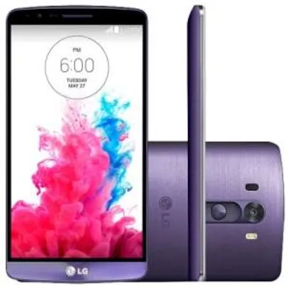 Saindo por R$ 1046: [Mega Mamute] Smartphone LG G3 D855 Desbloqueado Vivo Tela 5,5" 4G Android 4.4 Roxo por R$ 1046 | Pelando