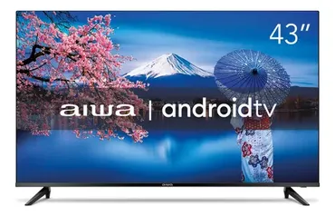 Smart TV AWS-TV-43-BL-02-A IPS Android 11 Full HD 43" Aiwa 110V/220V