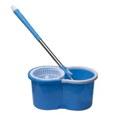 [AME 60%] Balde Spin Mop Giratório - Azul R$ 60