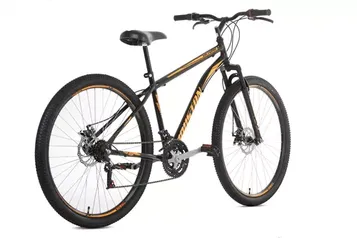 Bicicleta Houston Netuno Freios C-Brake Aro 29 21V Preta/Laranja NTD294R