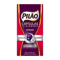 Pilão Cápsulas de Café Intenso - 10 Cápsulas