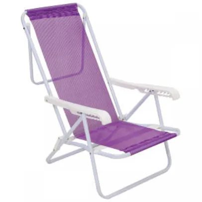 Cadeira de Praia e Piscina Mor 08 Posições - R$ 59,99