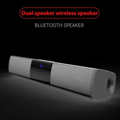 [AME 207] Home Theater Long Soundbar fm Rádio Subwoofer Estéreo Sem fio Alto-falante Bluetooth 