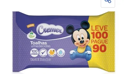 Lenço CREMER DISNEY Umedecido L100 / P90 Unidades