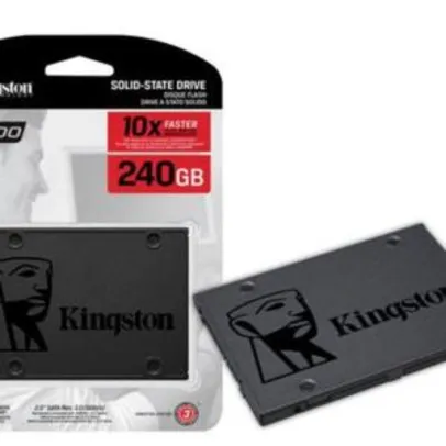 Ssd Kingston 240gb A400 500mbs | R$182