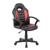 Imagem do produto Cadeira Gamer Kids em Couro Pu Preta Com Vermelha Pelegrin PEL-9353