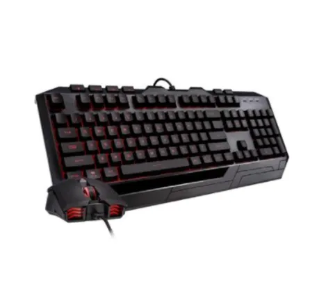 Kit Gamer Cooler Master Devastator 3 Plus - Teclado LED, ABNT + Mouse LED - SGB-3001-KKMF1-BR