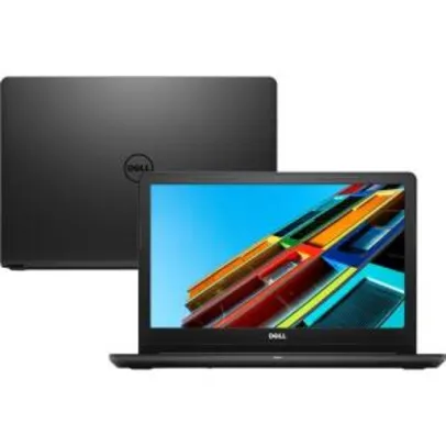 [R$1.421 AME+CC Shoptime] Notebook Dell Inspiron I15-3567-D15C Core i3 4GB 1TB 15,6" | R$1.672