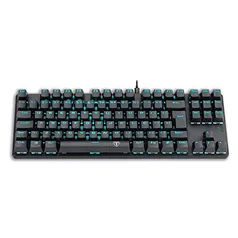 Teclado Mecânico Gamer T-Dagger Bora Switch Outemu Mk2 Blue Led Azul Abnt2 - T-Tgk313-Blue