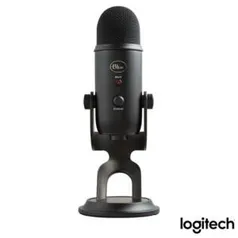 Microfone Blue Microphones Condensador USB Blue Yeti Preto R$899