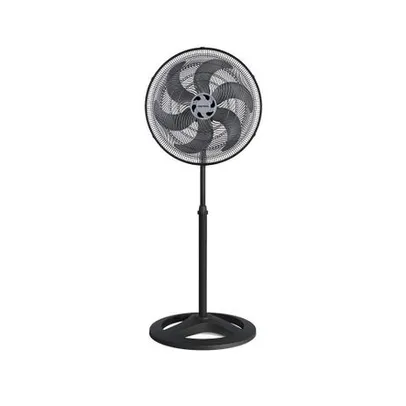 Ventilador De Coluna Preto 50Cm Turbo 6 Pás Oscilante Ventisol 220V