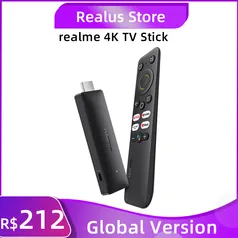 Realme 4K Smart Google TV Stick Global Version 2GB 8GB ARM Cortex A53 Quad Core Bluetooth 5.0 