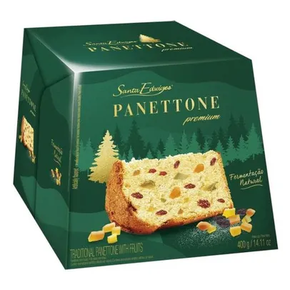 Panettone Tradicional Frutas Premium 400g - Santa Edwiges