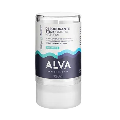 (REC / Leve 2 Pague 1) Alva Naturkosmetik Desodorante Stick Kristall Sensitive -120g, Incolor