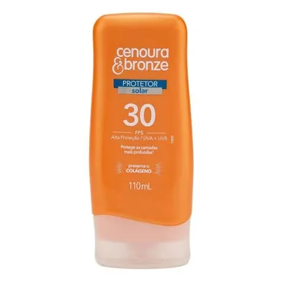 [REC +Por- R$12] Cenoura e Bronze Protetor Solar Fps 30 110Ml E