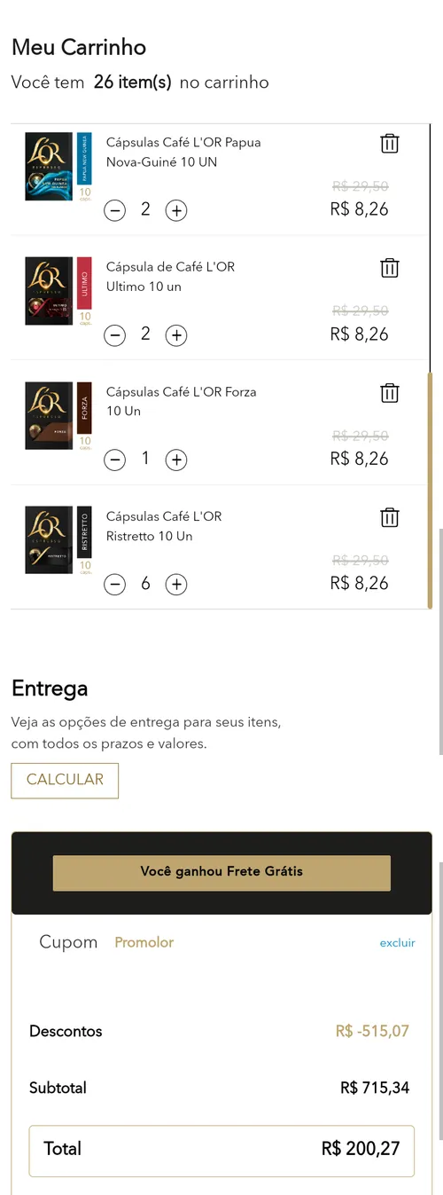 Imagen na descrição da promoção