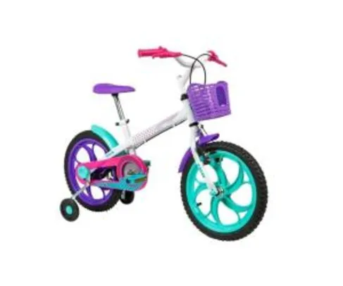 Bicicleta Infantil Caloi Ceci Aro 16 - Branco | R$320