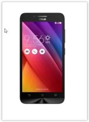 [Saraiva] Smartphone Asus Zenfone Go Preto Tela 5" Android 5 Câmera 8Mp Dual Chip 16Gb por R$ 683