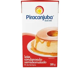 (Cliente Ouro)Leite Condensado Piracanjuba Semidesnatado 395gr | R$3,99