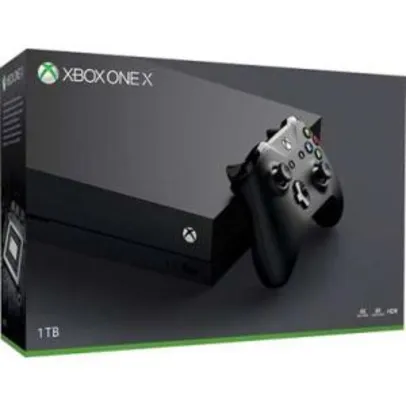 Console Xbox One X 1TB 4K - Preto - Microsoft - R$2359