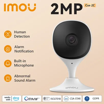 Cue IMOU 2C 1080P Ação Segurança Indoor Câmera Baby Monitor Night (Moedas/Imposto incluso) 