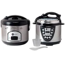 Panela de Pressão 4L + Panela de Arroz 6 Xícaras 110v Fun Kitchen