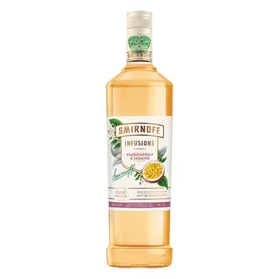 Vodka Destilada Passion Fruit & Jasmine Smirnoff Infusions Garrafa 998ml