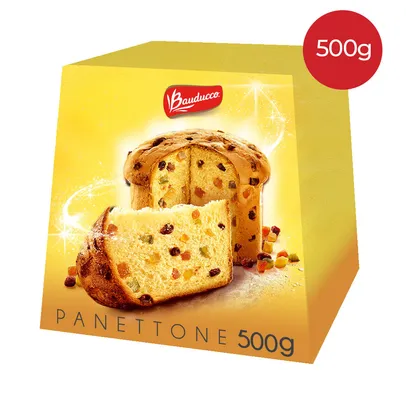 [R$11,75 CADA]Panettone Bauducco 500g | 6 unidades | Loja Bauducco