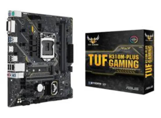 Placa mãe Asus TUF H310M-Plus Gaming DDR4 LGA 1151 - R$399