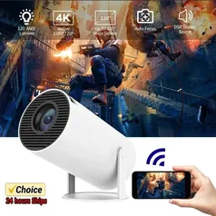 [Gpay] Projetor portátil sem fio Allwinner H713 BT5.0, 4K, Android 11, 260 ANSI Dual WiFi, 1280*720P, HY300 Pro - AliExpress 1501