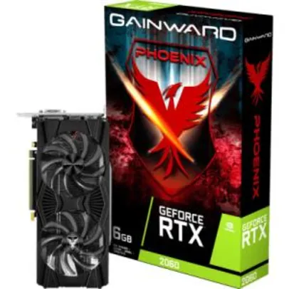 Placa de vídeo RTX 2060 6GB GAINWARD