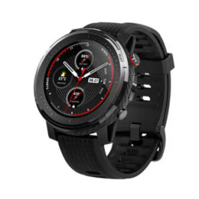 Saindo por R$ 917: Smartwatch Amazfit Stratos 3 | R$917 | Pelando