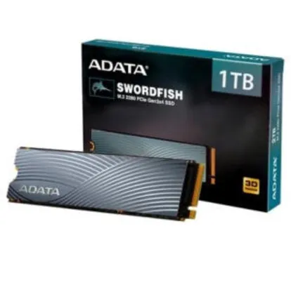 SSD Adata Swordfish 1TB - M2 - Leitura: 1800 Gravação 1200