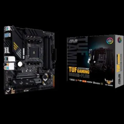 Placa Mãe Asus TUF Gaming B550M-Plus AMD AM4 mATX DDR4 | R$991