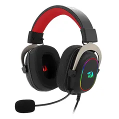 Headset Gamer Redragon Zeus X, Chroma Mk.II, RGB, Surround 7.1, USB, Drivers 53MM, Preto/Vermelho - 