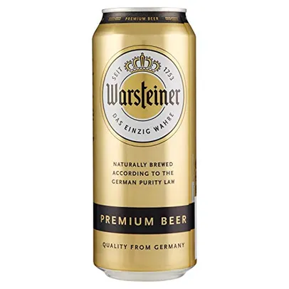  Cerveja Warsteiner, Pilsen, Lata, 500ml 1un