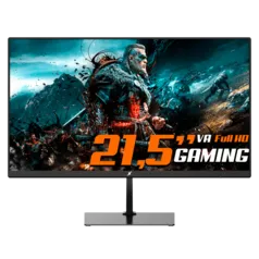 Monitor Gamer SuperFrame View, 21,5 Pol, Full HD, 75Hz, Painel VA, HDMI/VGA, SF22H2F