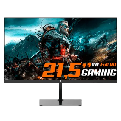 Monitor Gamer SuperFrame View, 21,5 Pol, Full HD, 75Hz, Painel VA, HDMI/VGA, SF22H2F