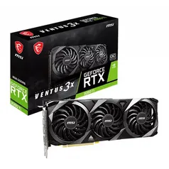 PLACA DE VIDEO MSI GEFORCE RTX 3060 TI VENTUS 3X OC LHR, 8GB, GDDR6, 256-BIT