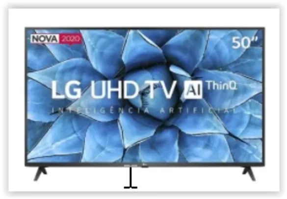 Smart TV 50" LED LG 50UN8000PSD 4K Thinq Al Ultra HD 4 HDMI, 2 USB e 60Hz | R$ 2295