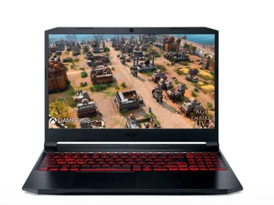 [AME R$ 3779] Notebook Gamer Acer Nitro 5 AN515-45-R0M5 AMD Ryzen 7 Windows 11 Home 8GB 512GB SSD RTX 3050 15.6&apos; 