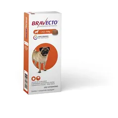 Bravecto para Cães 250mg - 4,5 até 10kg