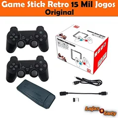 Video Game Stick Lite 10mil Jogos Retro 2 Controles Sem Fio