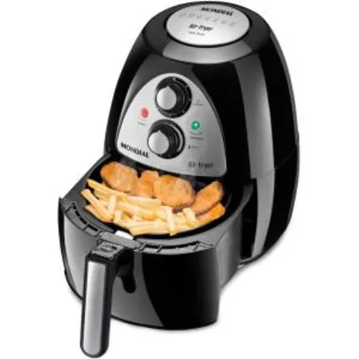 Fritadeira Sem Óleo Air Fryer Mondial AF-03 3,2L Preta - 110V - R$175