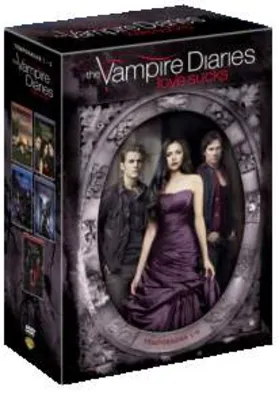 [SARAIVA] DVD Box The Vampire Diaries - 1ª A 5ª Temporada - 25 Discos - R$ 164,90